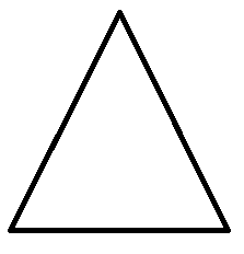 empty triangle