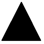 filled triangle